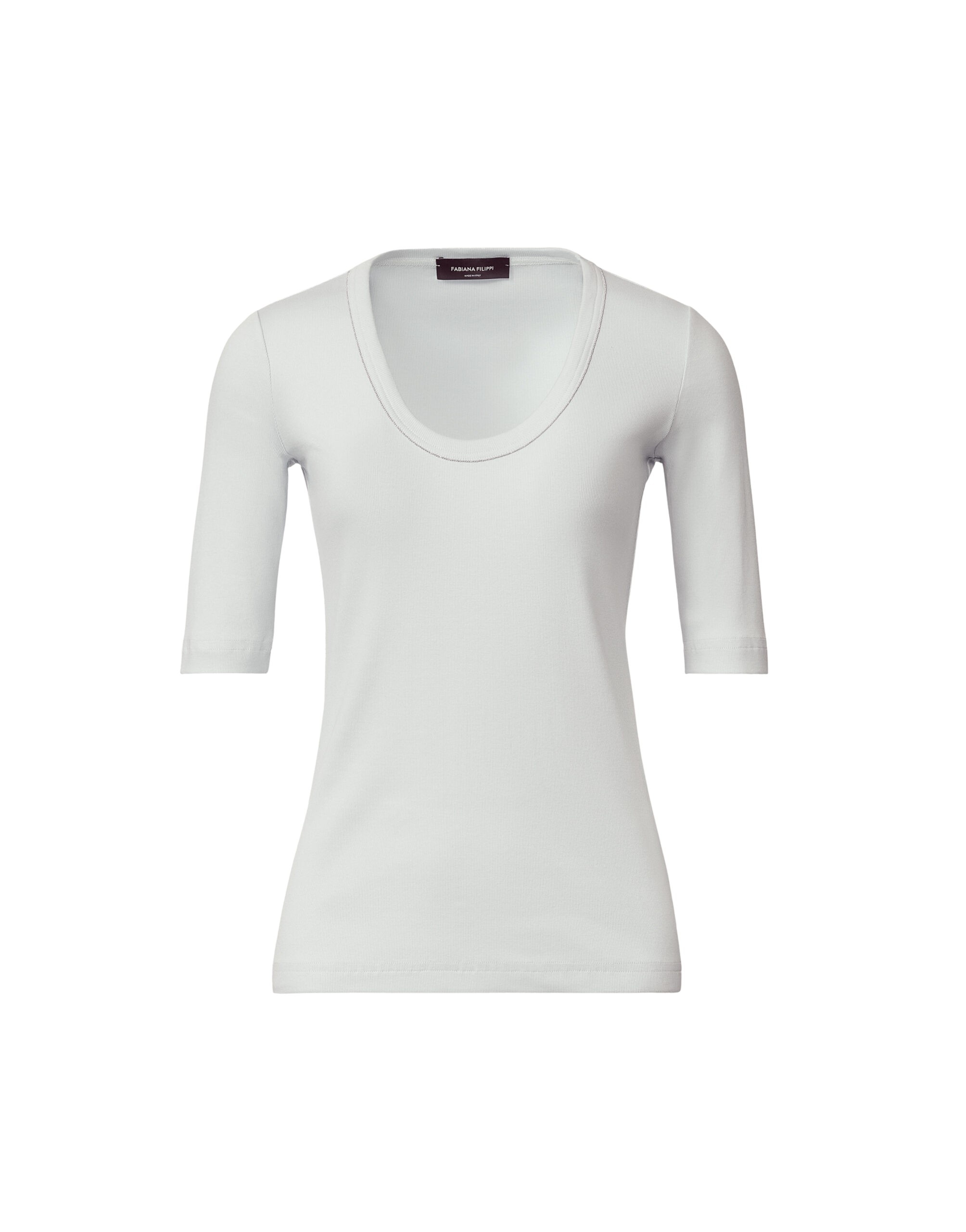 Fabiana Filippi Jersey T-shirt in Aqua Top