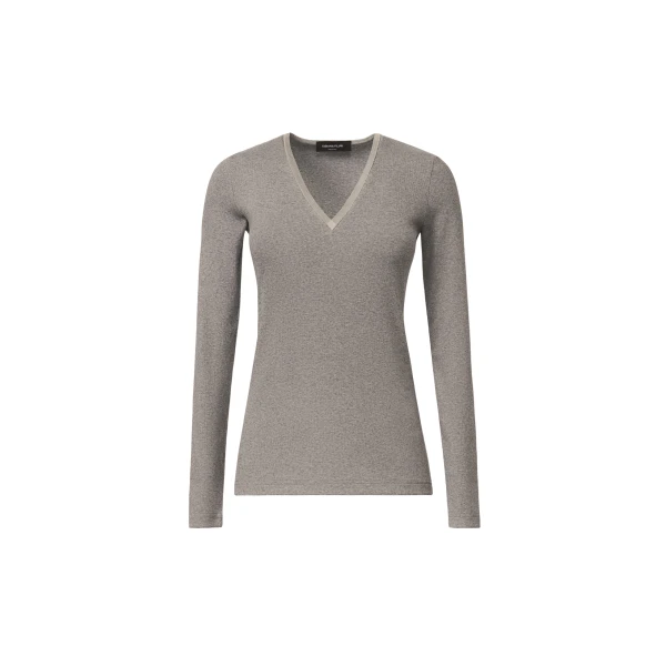 Fabiana Filippi Jersey T-shirt in Grey Skirt