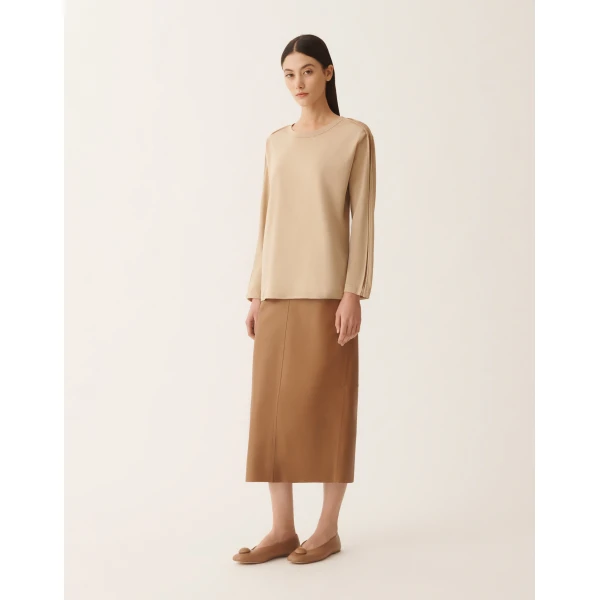 Fabiana Filippi Jersey T-shirt in Maple Top, view 3