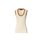 Fabiana Filippi Jersey Tank Top in Butter