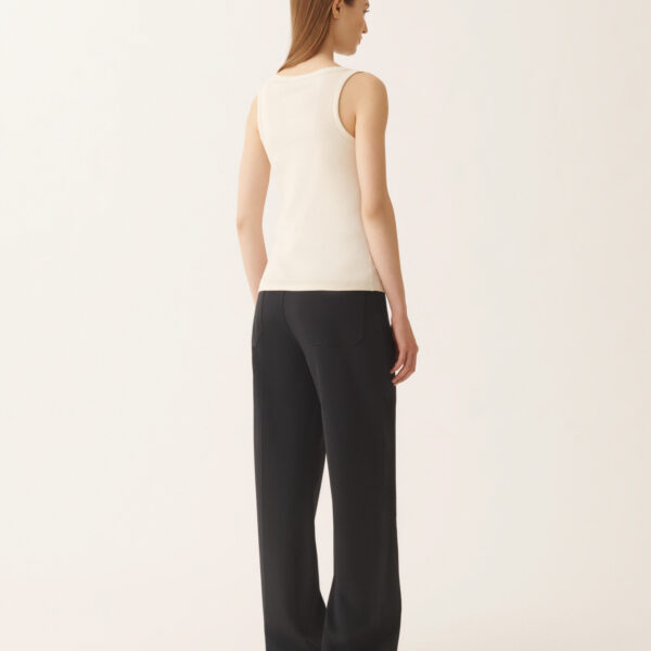 Fabiana Filippi Jersey Tank Top in Butter, view 4
