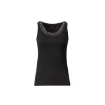 Fabiana Filippi Jersey Tank Top in Night Blue