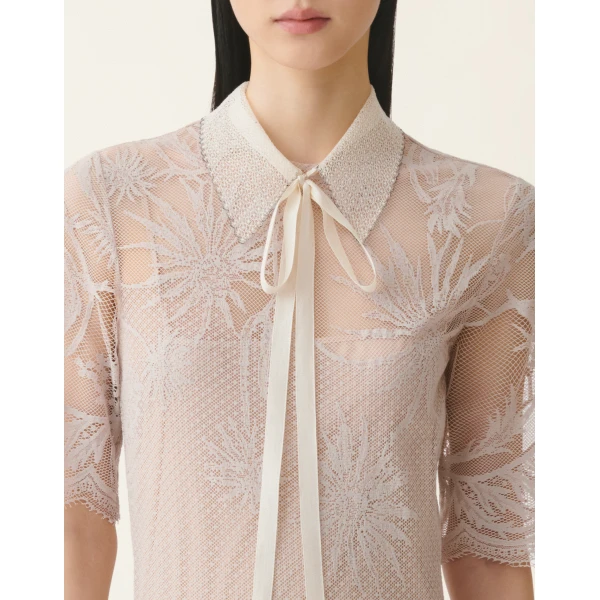 Fabiana Filippi Lace Dress in Cachà, view 5