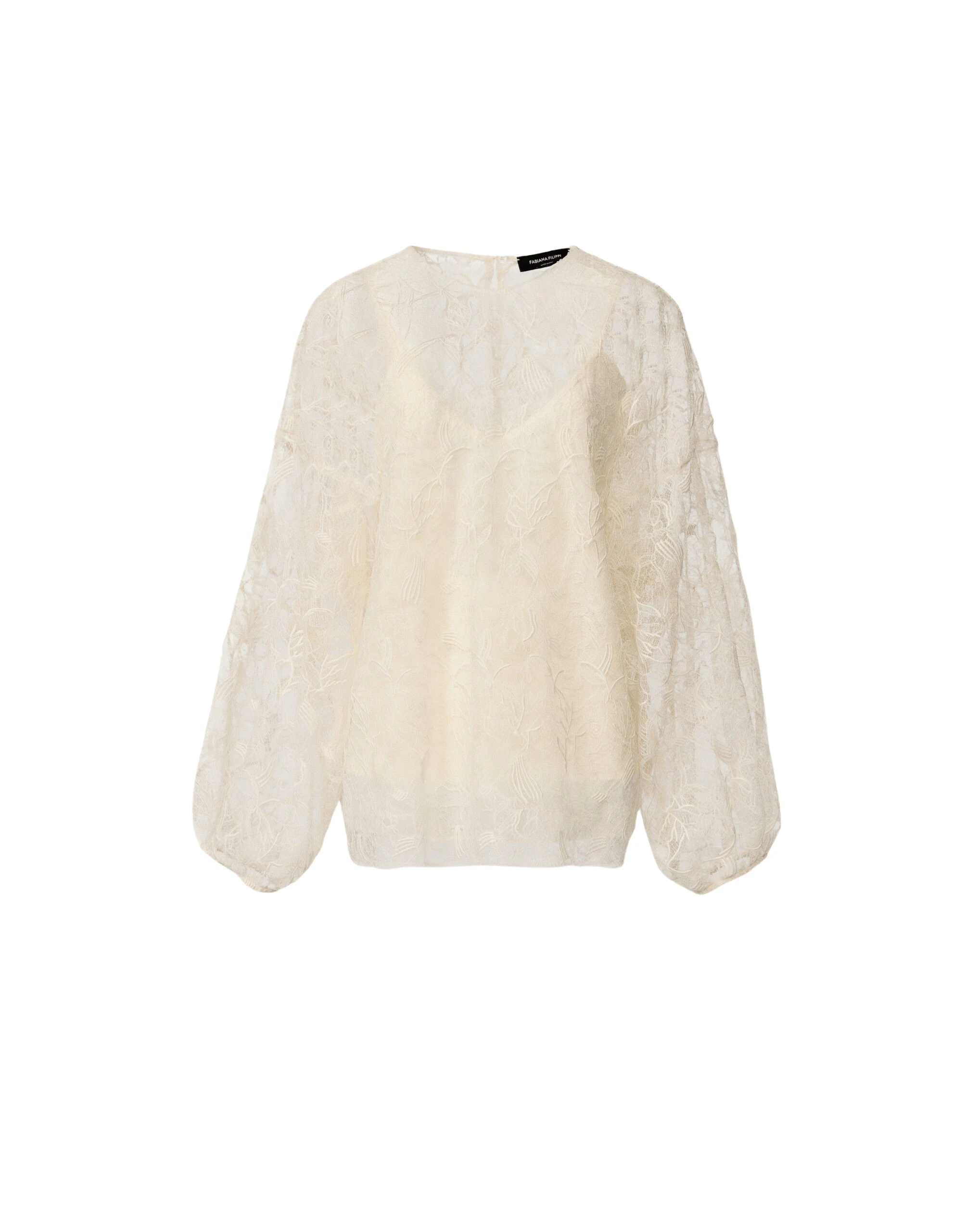 Fabiana Filippi Lace Top in Butter
