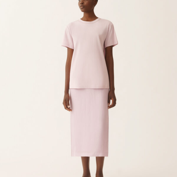 Fabiana Filippi Lilac Pink Jersey T-shirt Top, view 3