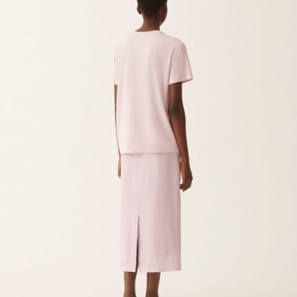 Fabiana Filippi Lilac Pink Jersey T-shirt Top, view 4