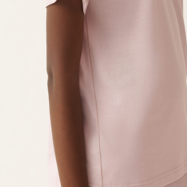 Fabiana Filippi Lilac Pink Jersey T-shirt Top, view 6