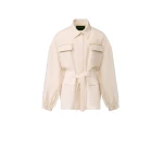 Fabiana Filippi Linen Canvas Field Jacket in Natural