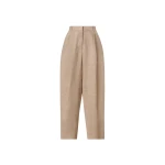 Fabiana Filippi Linen Canvas Pants in Dove Grey