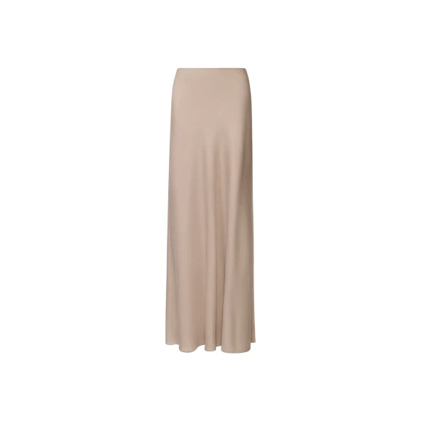 Fabiana Filippi Long Fluid Skirt in Mocha