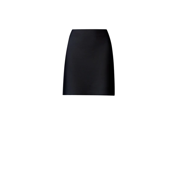 Fabiana Filippi Merino Wool Miniskirt in Midnight Blue Skirt