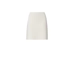 Fabiana Filippi Merino Wool Miniskirt in Raffia Skirt