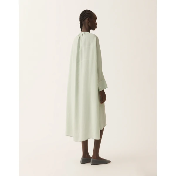 Fabiana Filippi Midi Dress in Fluid, Ghirri Green, view 4