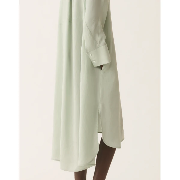 Fabiana Filippi Midi Dress in Fluid, Ghirri Green, view 5
