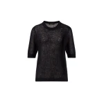 Fabiana Filippi Midnight Blue Mohair Sweater with Sequins