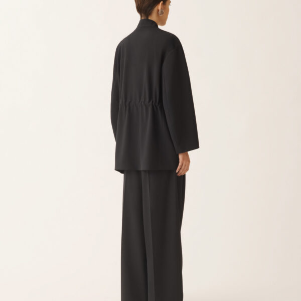Fabiana Filippi Midnight Blue Techno-Tailored Jacket, view 4
