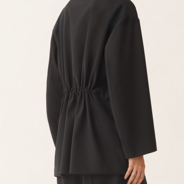 Fabiana Filippi Midnight Blue Techno-Tailored Jacket, view 5