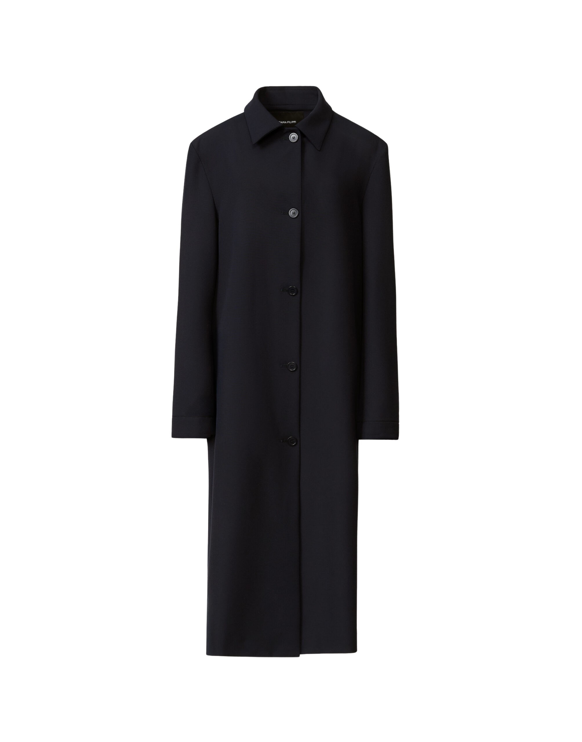 Fabiana Filippi Midnight Blue Techno Tailoring Coat