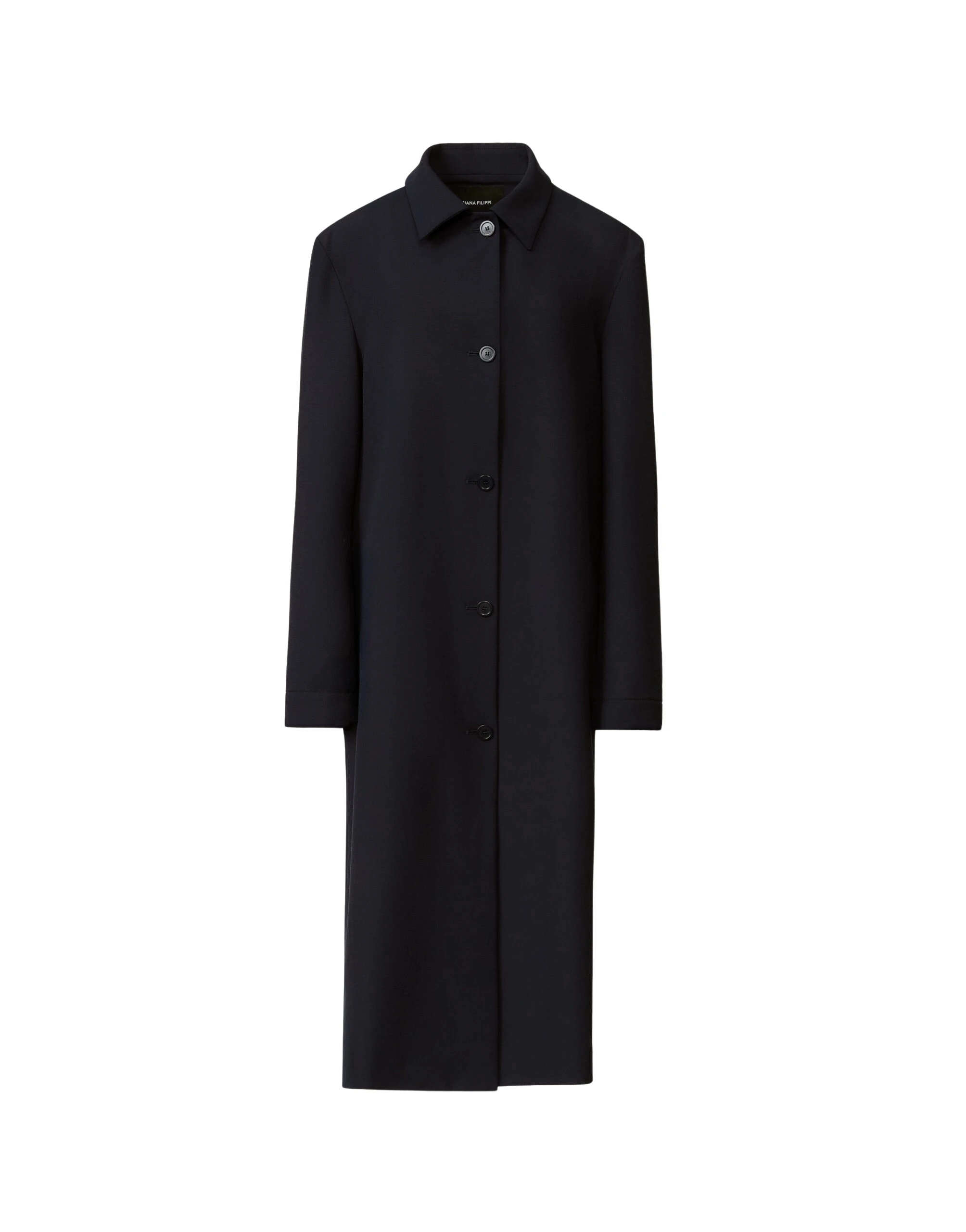 Midnight Blue Techno Tailoring Coat
