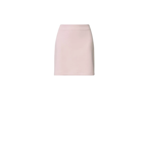 Fabiana Filippi Mini Skirt in Cashmere Scuba, Lilac Pink