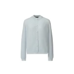 Fabiana Filippi Mohair Cardigan with Sequins in Aqua
