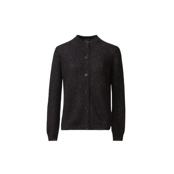 Fabiana Filippi Mohair Cardigan with Sequins in Night Blue