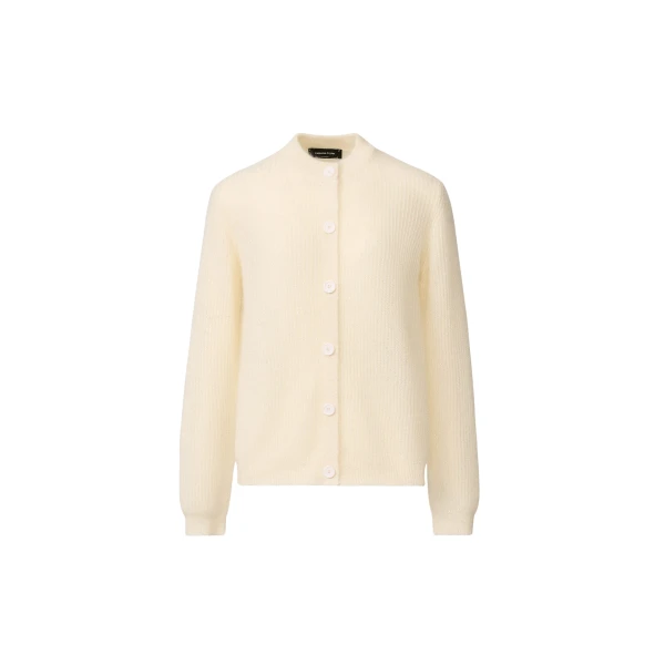 Fabiana Filippi Mohair Cardigan with Sequins in Raffia