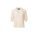 Fabiana Filippi Mohair Polo with Sequins in Raffia Knit