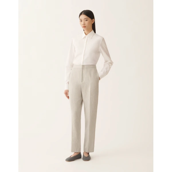 Fabiana Filippi Montefalco Pants in Ice Fil Coupé Goccia Tailoring, view 3