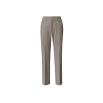 Fabiana Filippi Montefalco Pants in Lightweight Bi-Stretch Wool, Rock Mélange