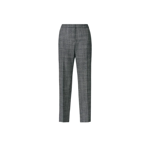 Fabiana Filippi Montefalco Trousers in Mouliné, Midnight Blue