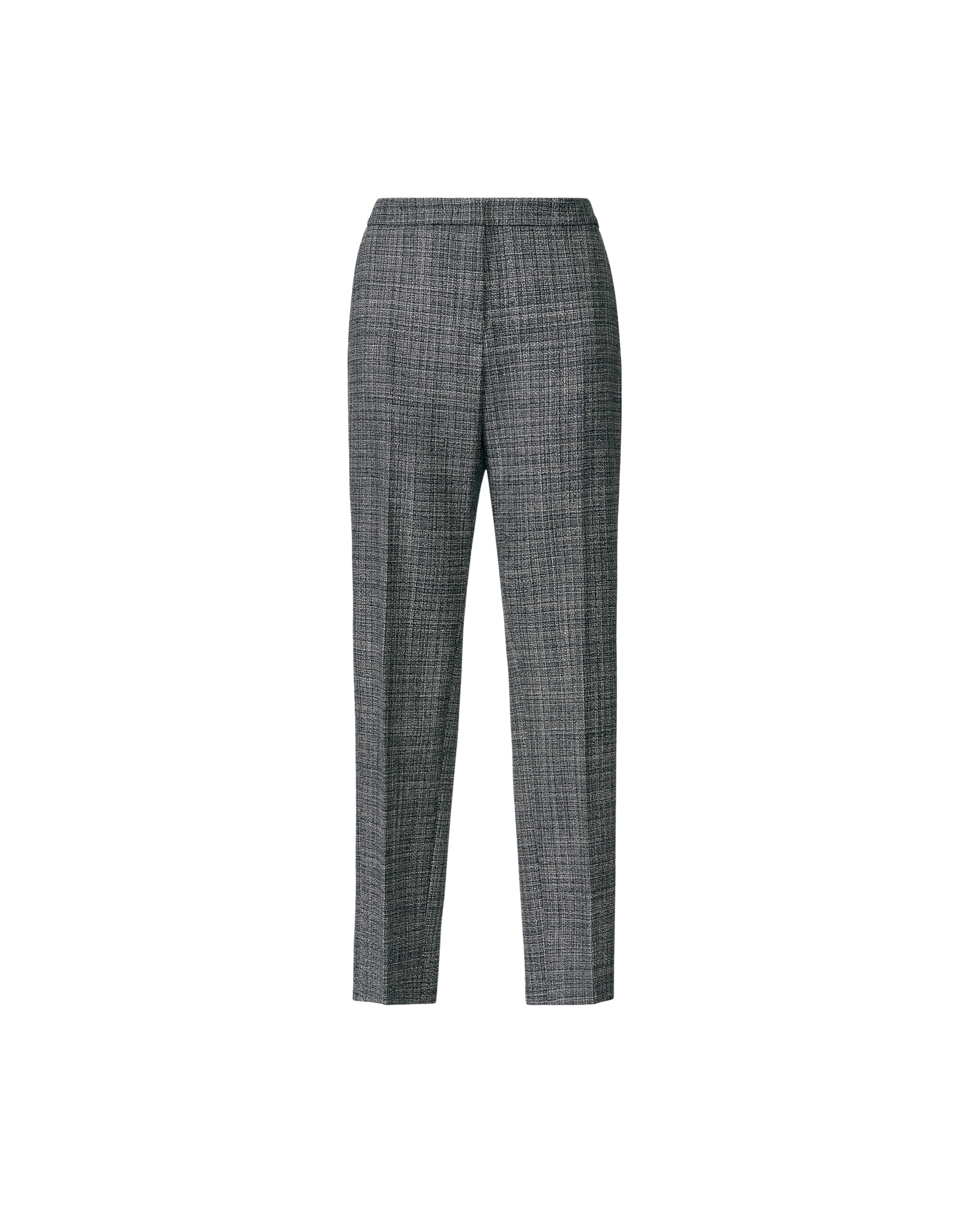 Fabiana Filippi Montefalco Trousers in Mouliné, Midnight Blue