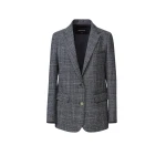 Fabiana Filippi Mouliné Blazer in Midnight Blue