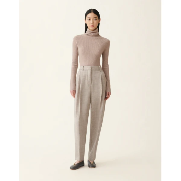 Fabiana Filippi Mouliné Trousers in Mocha, view 3