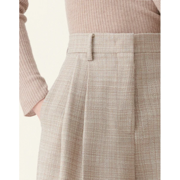 Fabiana Filippi Mouliné Trousers in Mocha, view 6