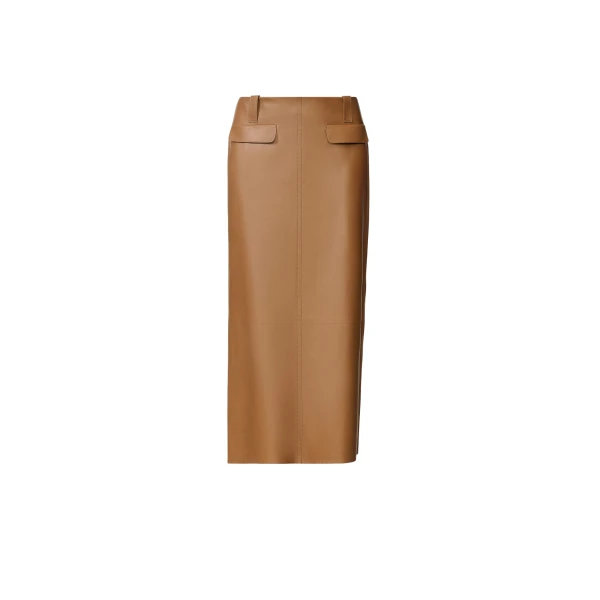 Fabiana Filippi Nappa Lissé Pencil Skirt in Wicker