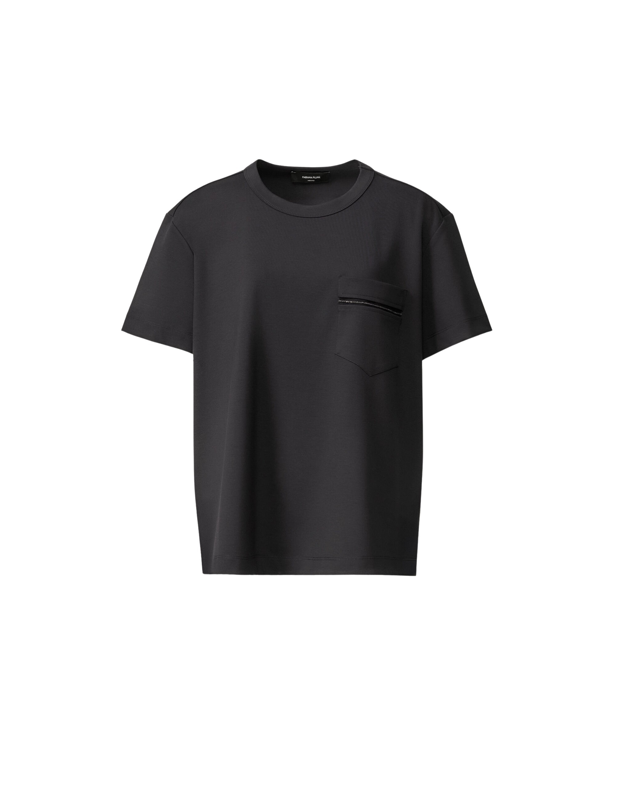 Fabiana Filippi Night Blue Jersey T-shirt Top