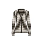 Fabiana Filippi Organic Cotton Cardigan with Micro Sequins in Midnight Blue