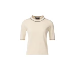Fabiana Filippi Organic Cotton T-shirt in Butter Knit