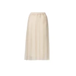 Fabiana Filippi Organza Midi Skirt in Butter