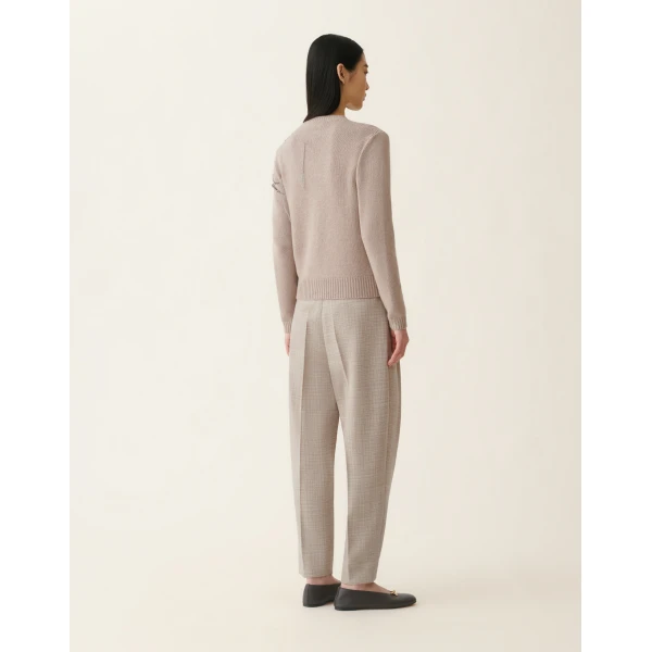 Fabiana Filippi Platinum Cardigan in Mocha, view 4