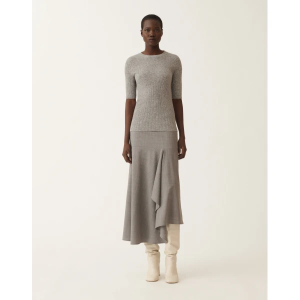 Fabiana Filippi Platinum Sweater in Grey, view 3