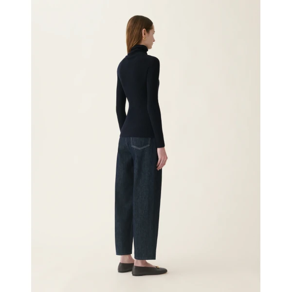 Fabiana Filippi Platinum Sweater in Midnight Blue, view 4