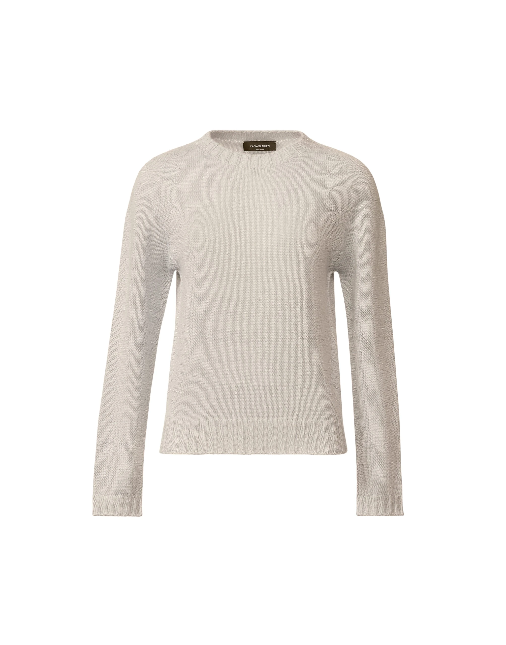 Fabiana Filippi Platinum Sweater with Lurex in Rain