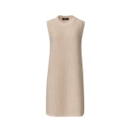 Fabiana Filippi Platinum and Sequin Dress in Cachà