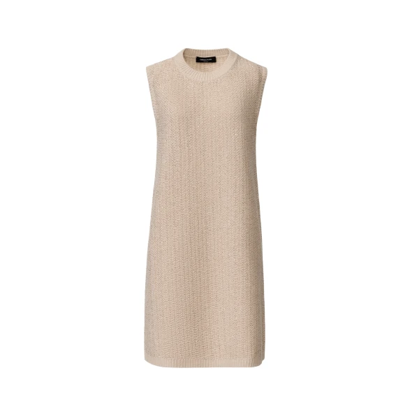 Fabiana Filippi Platinum and Sequin Dress in Cachà