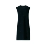 Fabiana Filippi Platinum and Sequin Dress in Midnight Blue