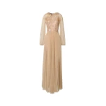 Fabiana Filippi Pleated Tulle Dress in Acer