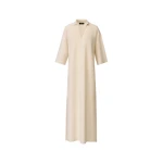 Fabiana Filippi Polo Dress in Wool, Cotton, and Lurex, Butter