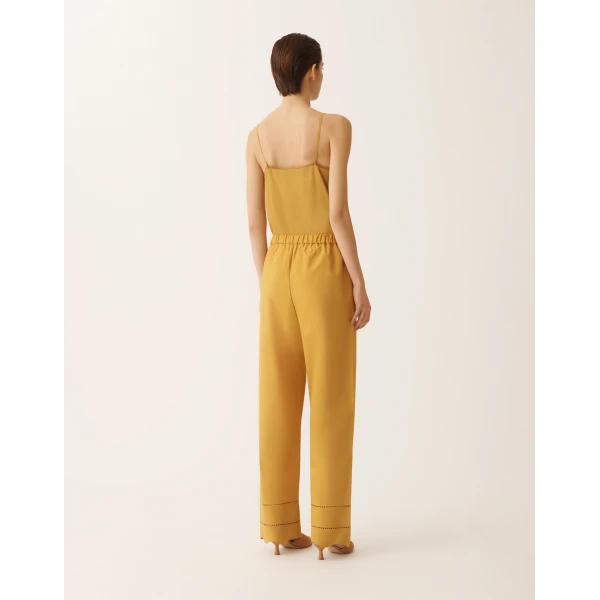 Fabiana Filippi Poplin Pants in Mustard, view 4